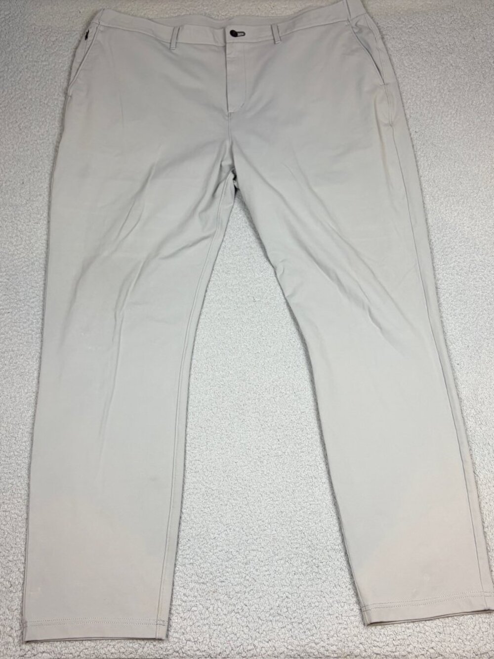Public Rec Pants Mens Size 44/34 Gray Chino Belt Loop Casual Pockets Logo